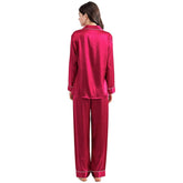 SILK PJ SET - BLACK - M048 WestStyle